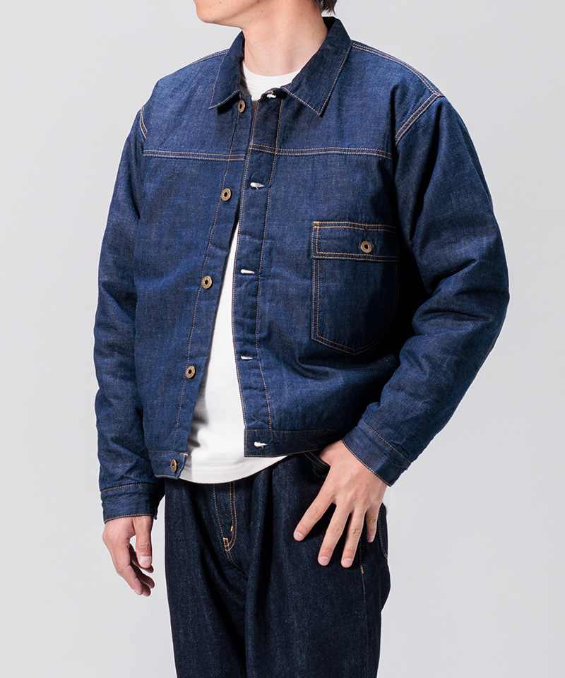 8oz Denim Padded Jacket